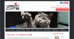 Desktop Screenshot of missioncats.net