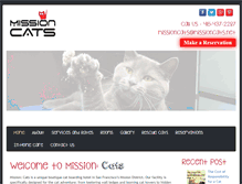 Tablet Screenshot of missioncats.net